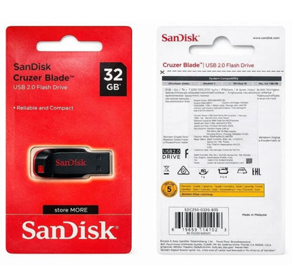 Sandisk Cruzer Blade USB 32GB