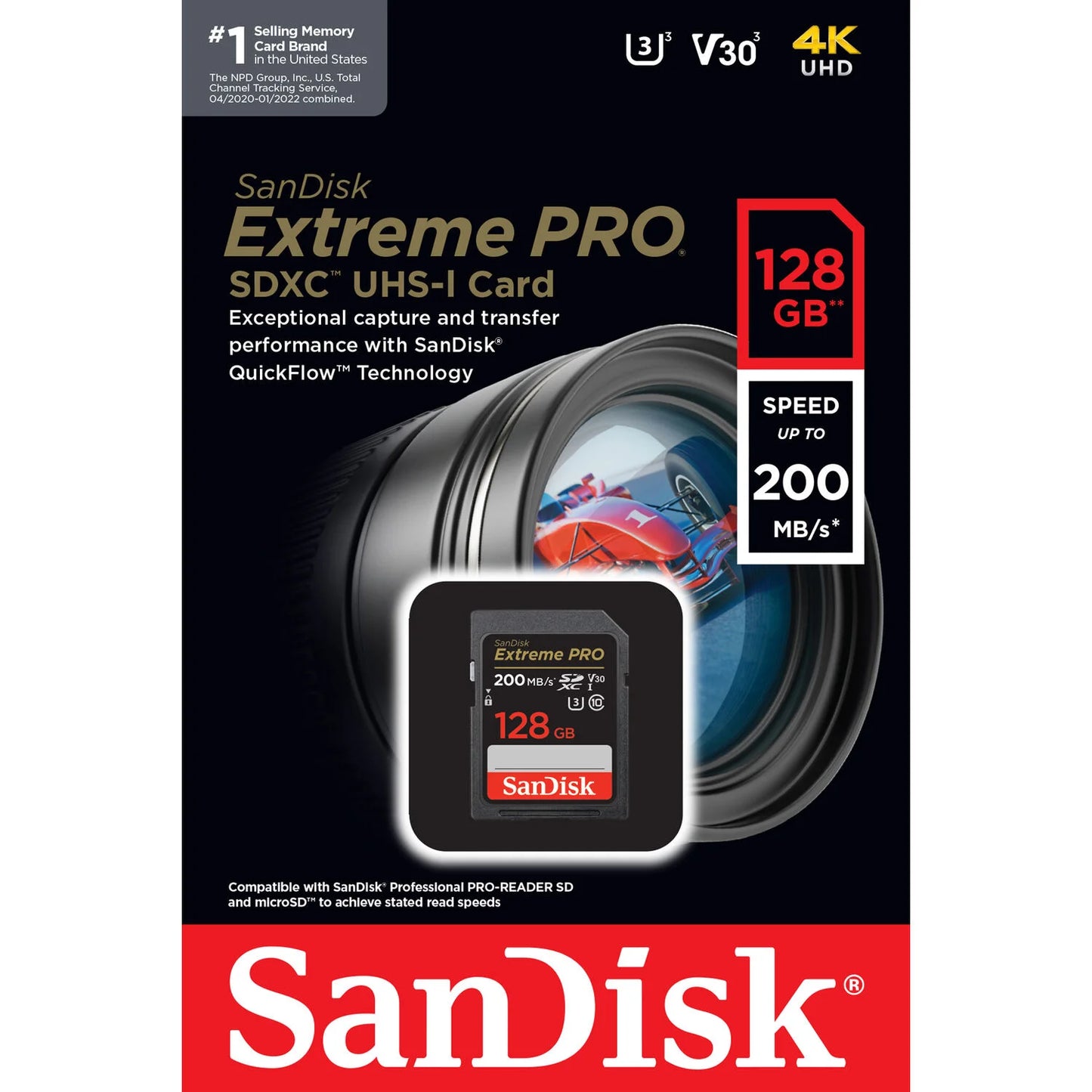 Sandisk Extreme Pro 128 GB SDHC